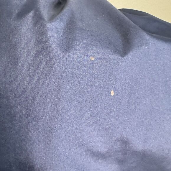 Vintage Reebok Track Pants L Women Blue Active Ankle Zip Logo Baggy 90s Y2K - Picture 10 of 12